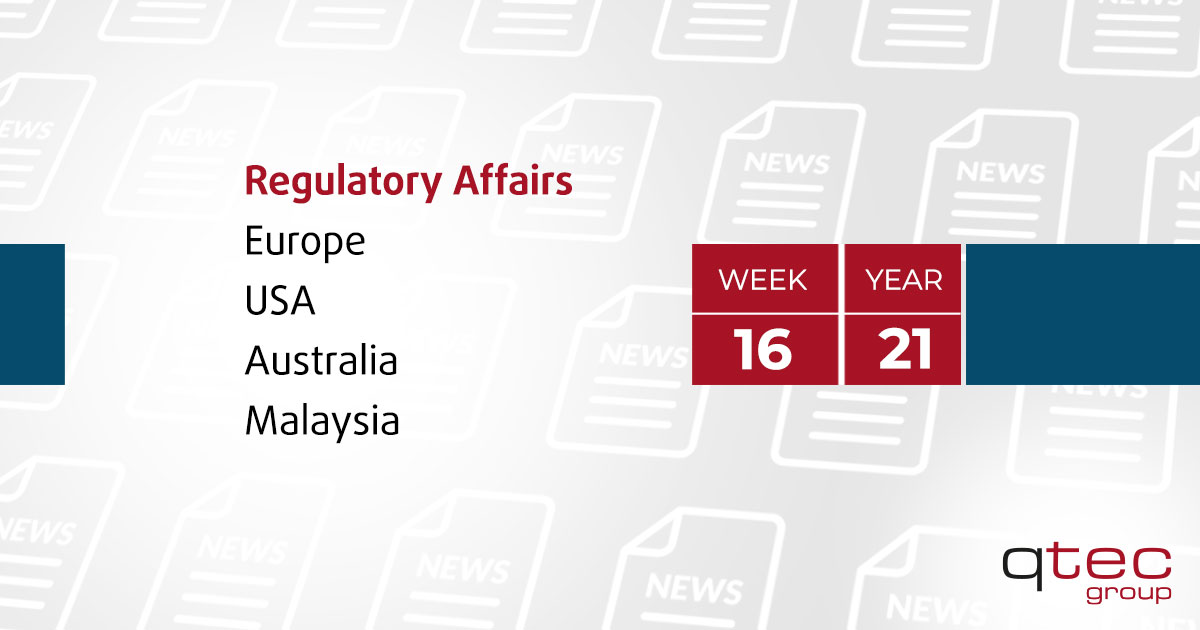 qtec group | Regulatory Affairs Update KW16 En | qtec-group qtec group | Regulatory Affairs Update KW16 En| qtec-group